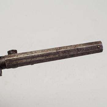 A Colt percussion revolver mid 19th century.