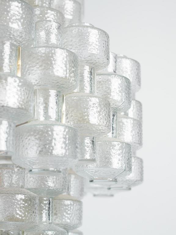 Gert Nyström, a pair of "Festival" chandeliers, Fagerhult, 1960s-70s.