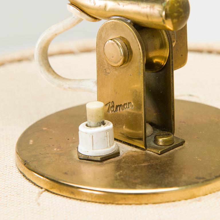 Paavo Tynell, golvlampa, modell 9609, Idman, 1900-talets mitt.