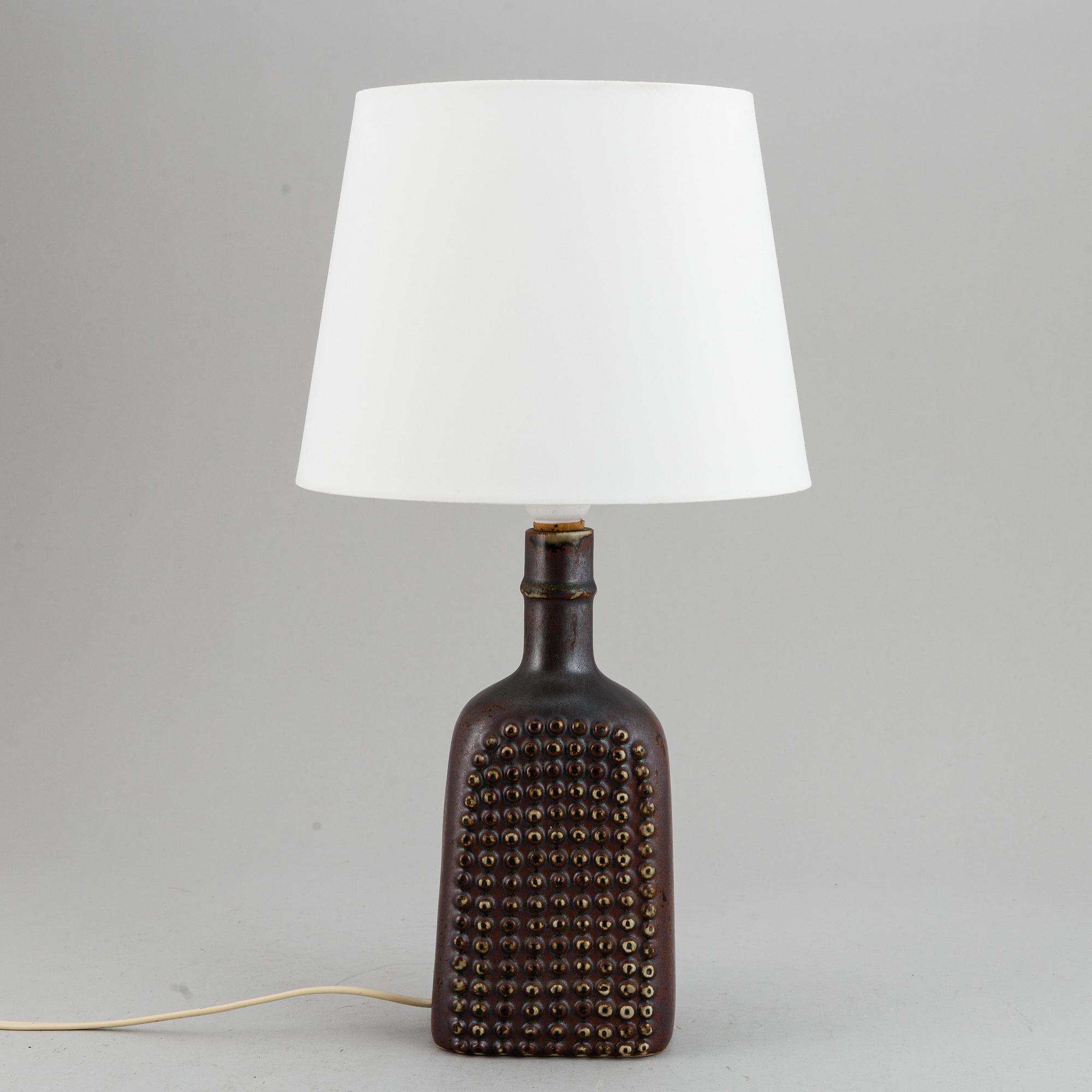 STIG LINDBERG, a stoneware table light, Gustavsberg studio.