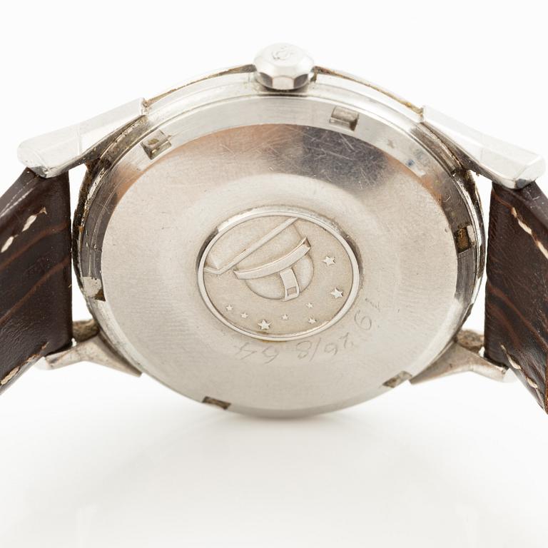 Omega, Constellation, Calendar, Chronometer, "Pie-Pan", armbandsur, 34 mm.