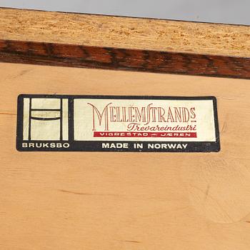 Rolf Hesland, a rosewood newspaper stand, Mellemstrands Trevareindustri, Bruksbo, Norway, 1960's/70's.