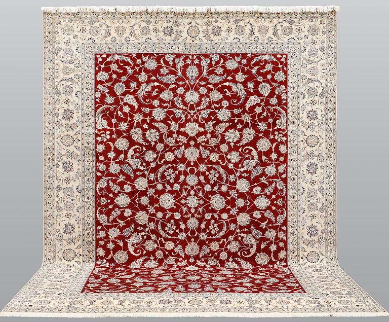 A carpet, Nain Part Silk, so called 6LAA, ca 356 x 260 cm.