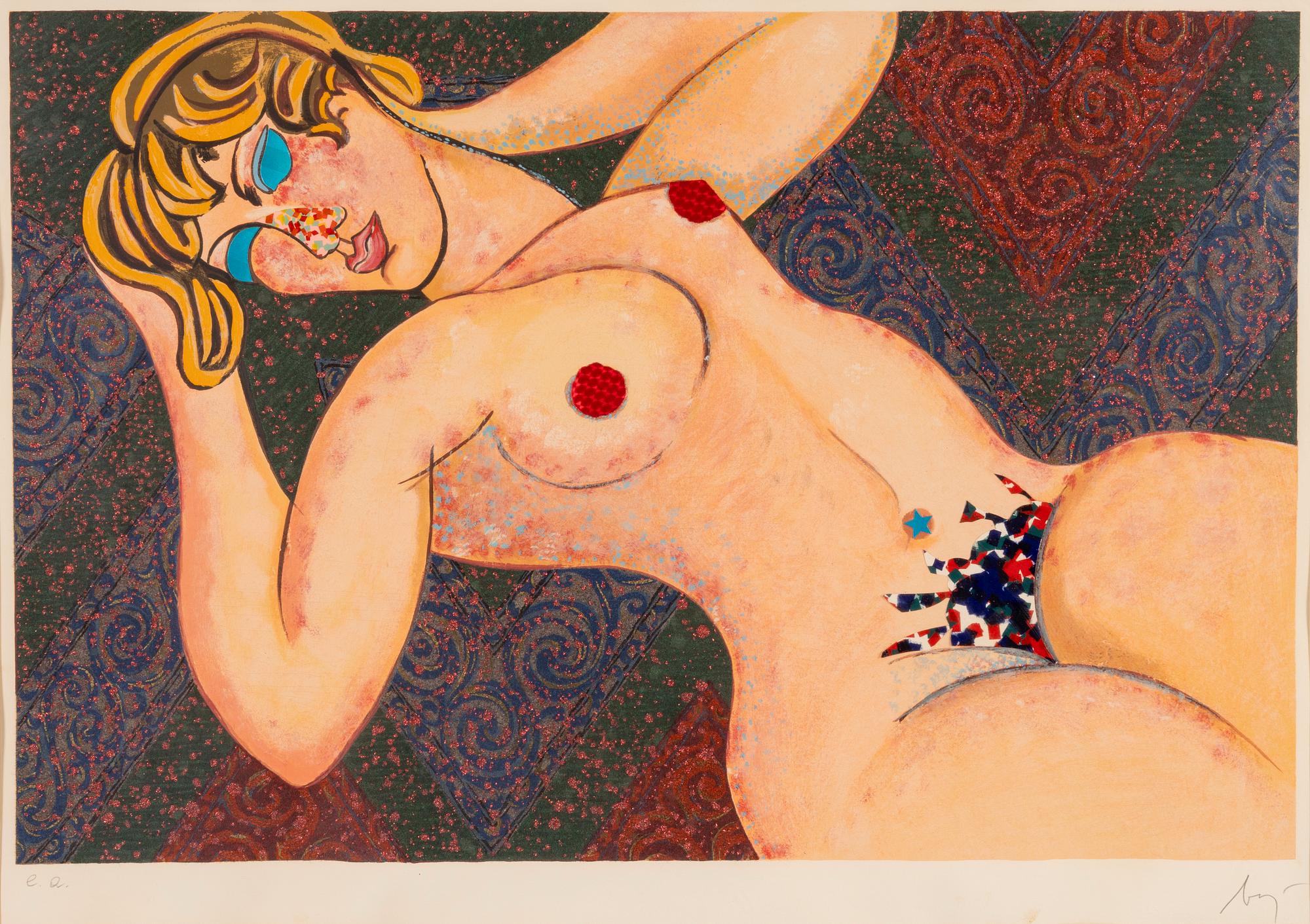 Enrico Baj, "D'apres Modigliani".