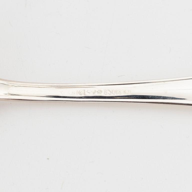 A Swedish silver cutlery, modell 'Svensk' GAB, some Eskilstuna 1990 (19 pieces).