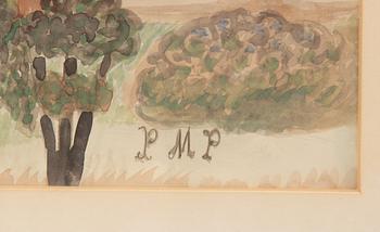Primus Mortimer Pettersson, "Blå och gul himmel".