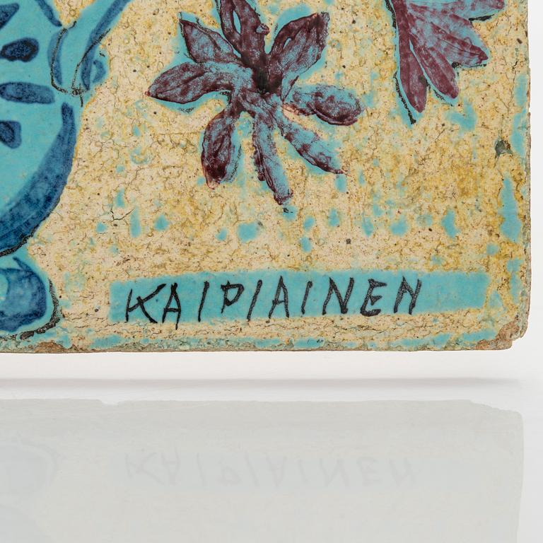 Birger Kaipiainen, a 1940s wall relief, signed Kaipiainen.