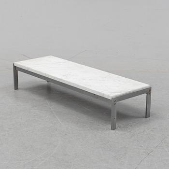 Poul Kjaerholm, a marble top 'PK 61' table, Fritz Hansen, Denmark, 1989.
