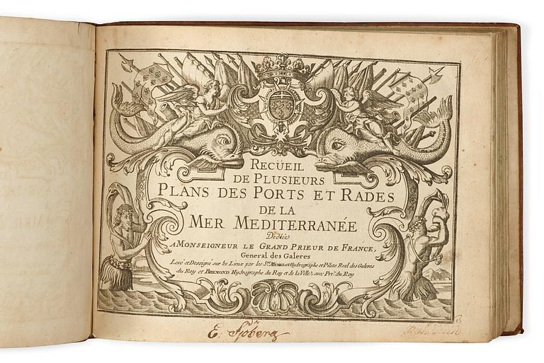 HENRI MICHELOT & LAURENT BRÉMOND, Recüeil de Plusieurs Plans des Ports et Rades de la mer Mediterranée, 1727-32.