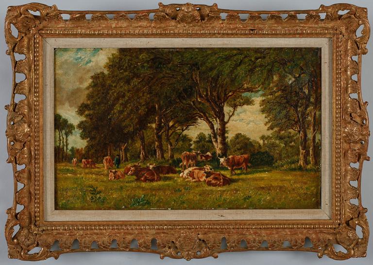 OKÄND KONSTNÄR, olja på duk, England 1800-tal.