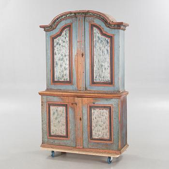 A cabinet, dated 1817.