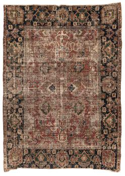 441. An antique Deccani carpet, South India, c. 178 x 130 cm.