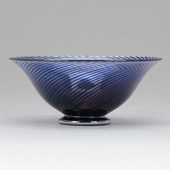 SKÅL, glas, Edward Hald, Orrefors, signerad, slipgraal.
