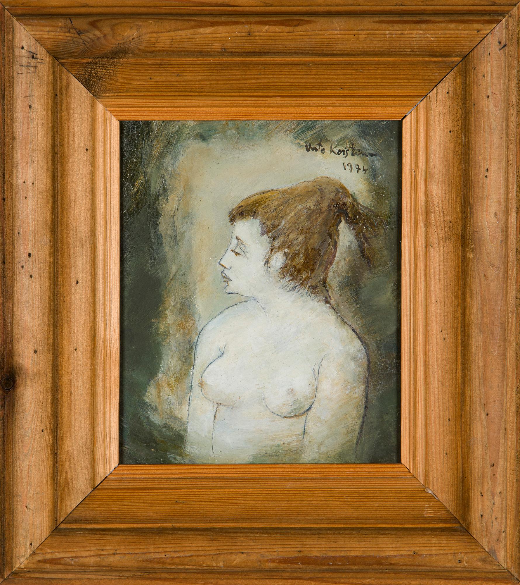 Unto Koistinen, Woman in profile.