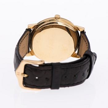 ARMBANDSUR, herr, Longines 18K guld, 1960-tal. Original etui.