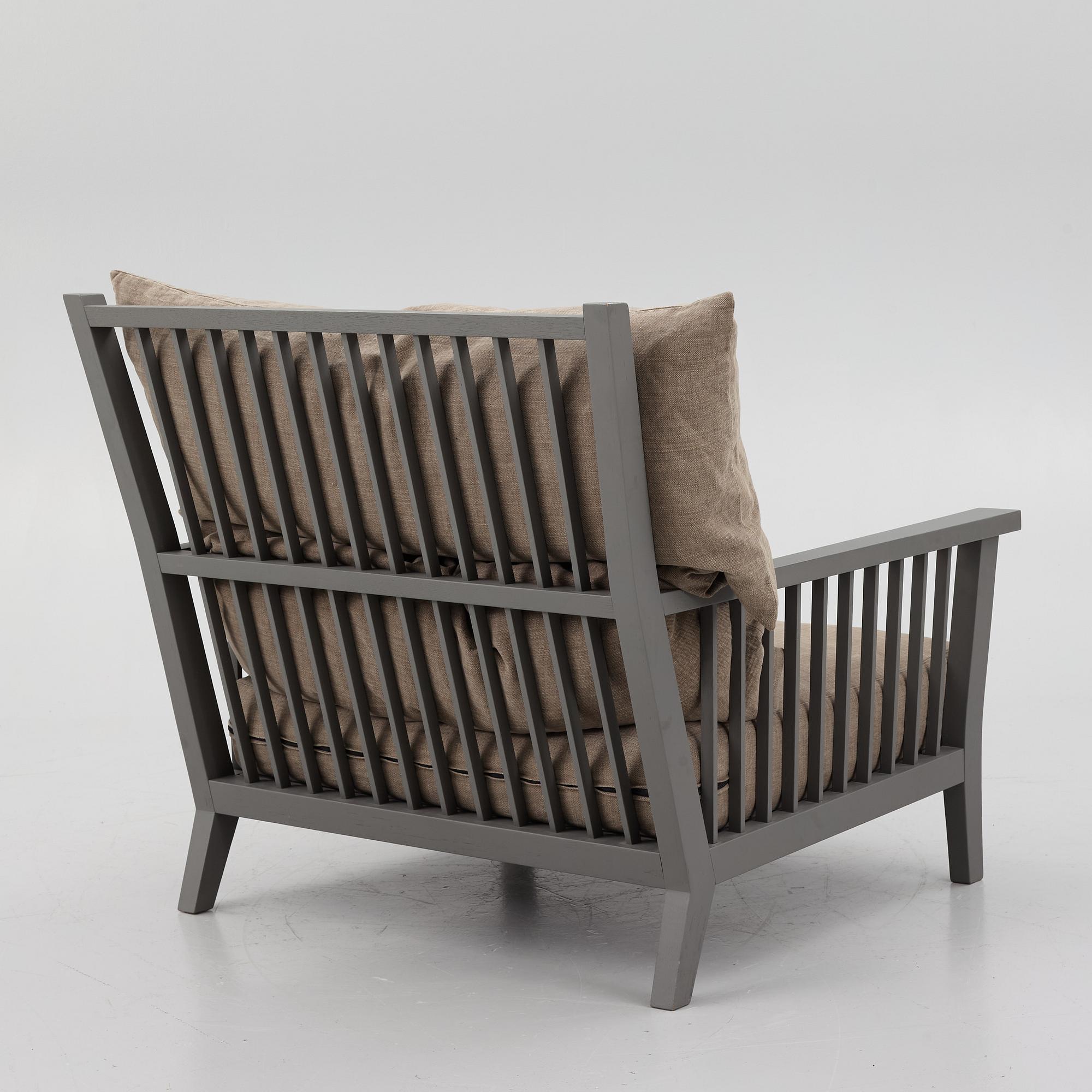 Paola Navone, a 'Grey' lounge chair, Gervasoni, Italy.