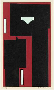 Olle Bærtling, "Égypte - formes noires dans le rouge" .