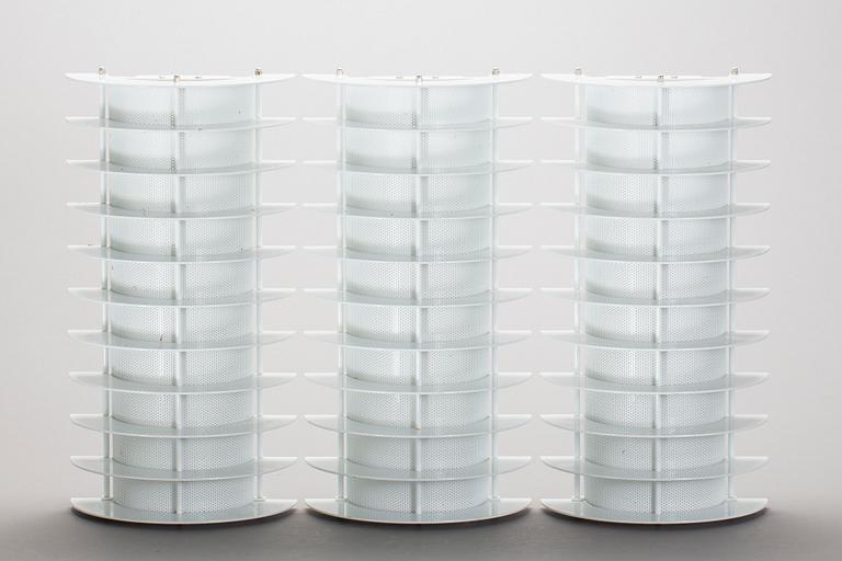 VÄGGLAMPOR, 3 st,  Borens, 1900-talets senare del.