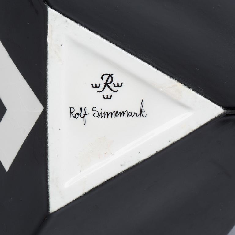TEKANNA, porslin, Rolf Sinnemark, Rörstrand. Signerad.