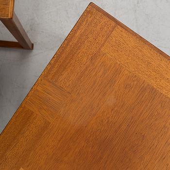Carl Malmsten, Nest of tables, 3 pieces, “Släden”, jubilee model, 1988, no. 157.