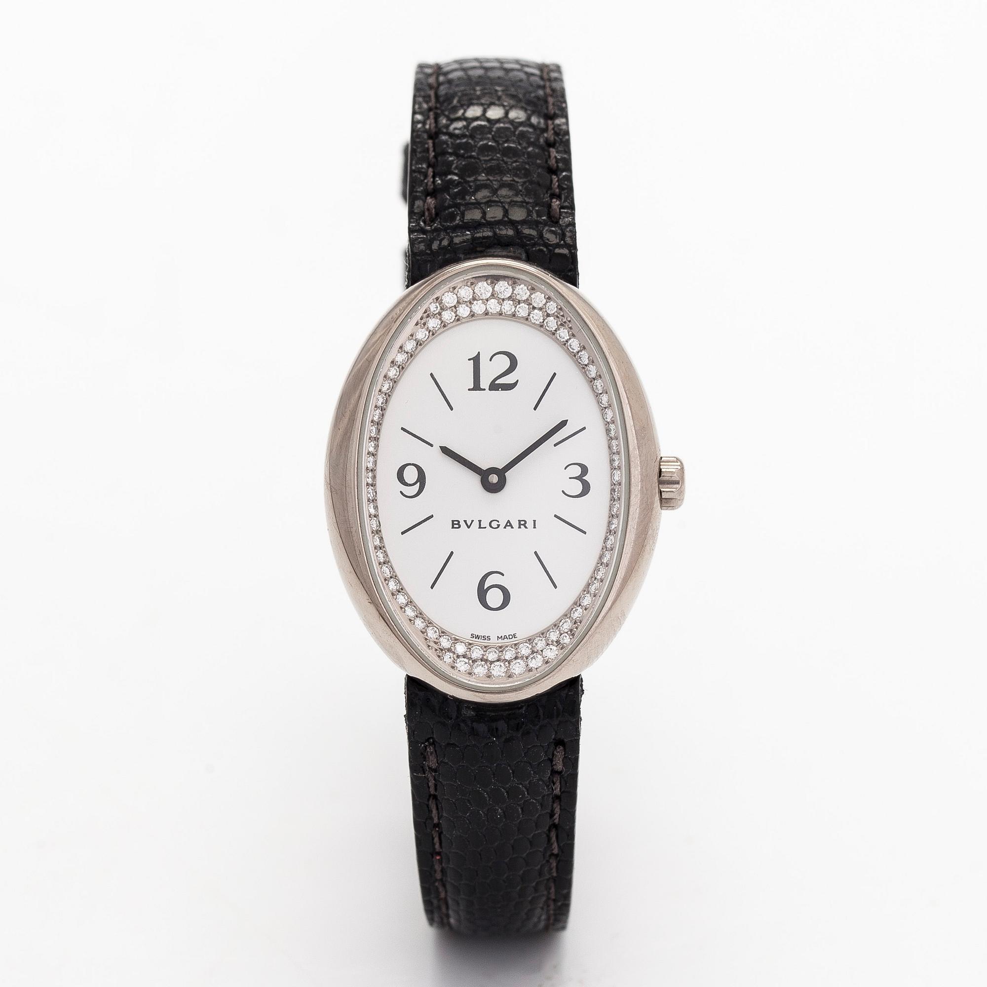 Bulgari, Ovale, rannekello, 23,5 x 32 mm.