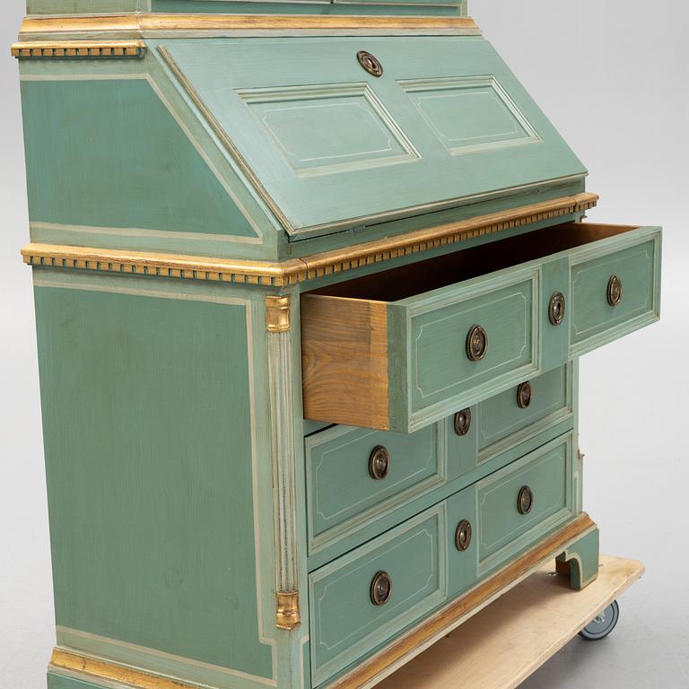 Writing cabinet, Louis XVI style, Denmark, second half of the 20th Century.