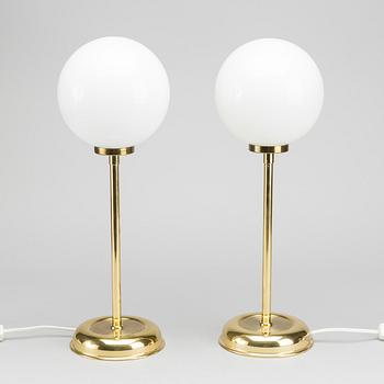 A pair of table lamps, EWÅ, Värnamo, Sweden, late 20th century,