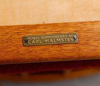 STOLAR 6 st OCH KARMSTOLAR 2 st, Carl Malmsten, 1900-talet andra hälft.