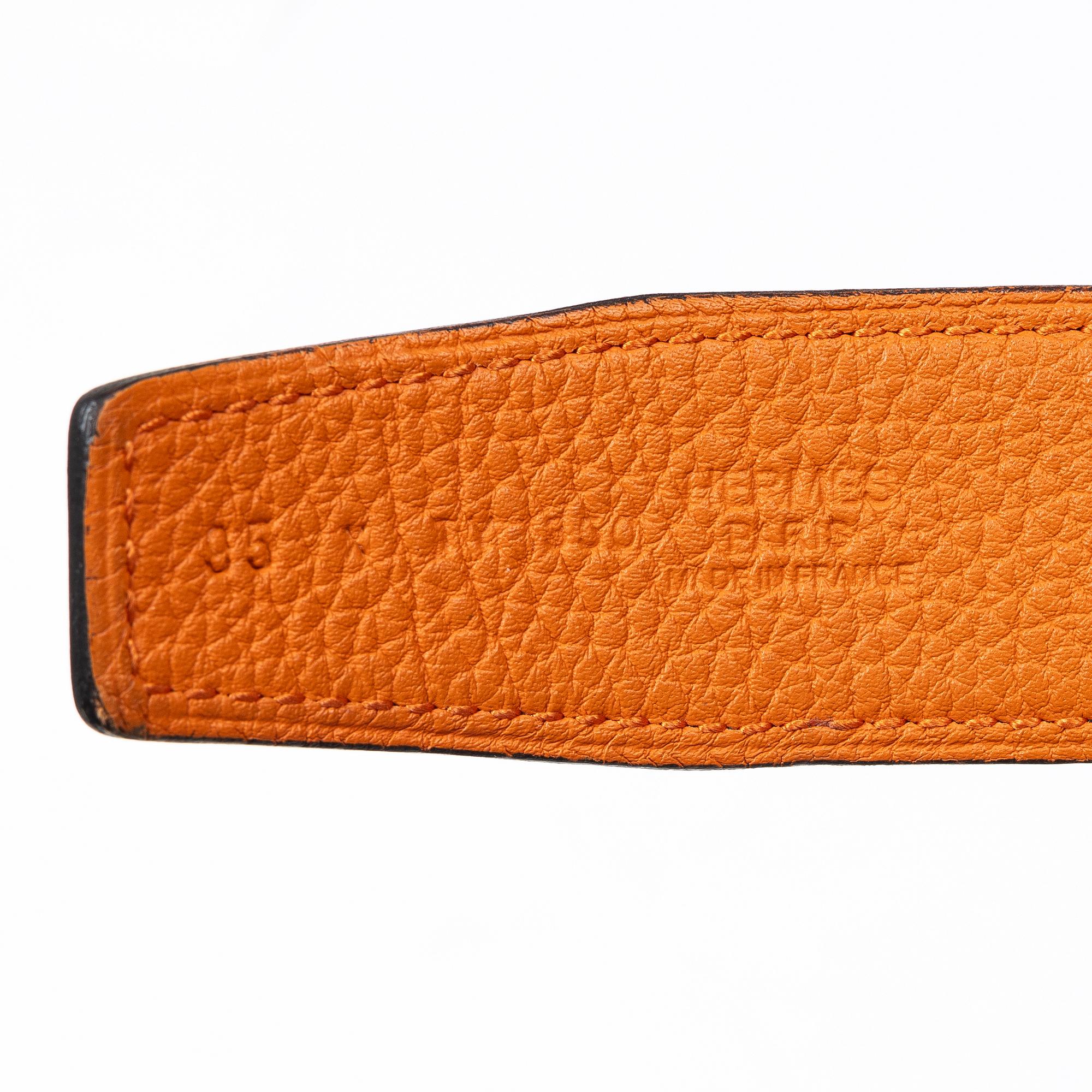 Hermès, bälte/skärp, "Strié", storlek 95, 2016.