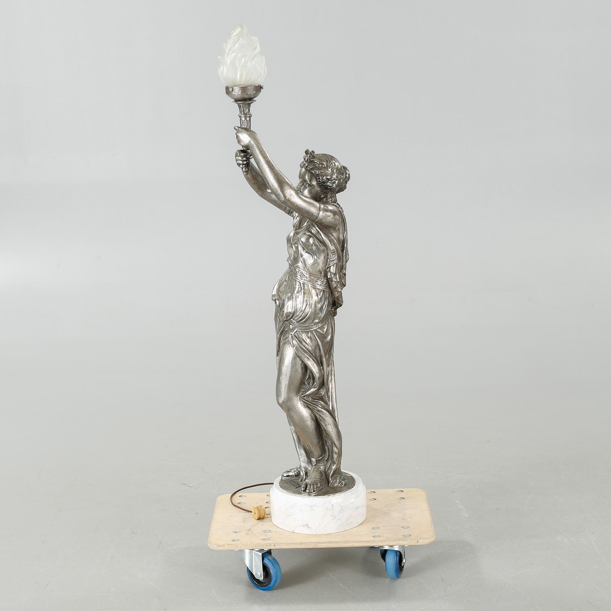 A 20th century floor lamp, after Antoine Durenne.