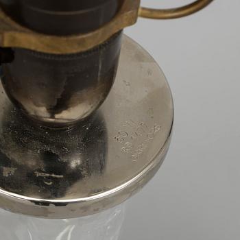 BORDSLAMPOR, 1 par. Carl Fagerlund, Orrefors, 1960-tal.