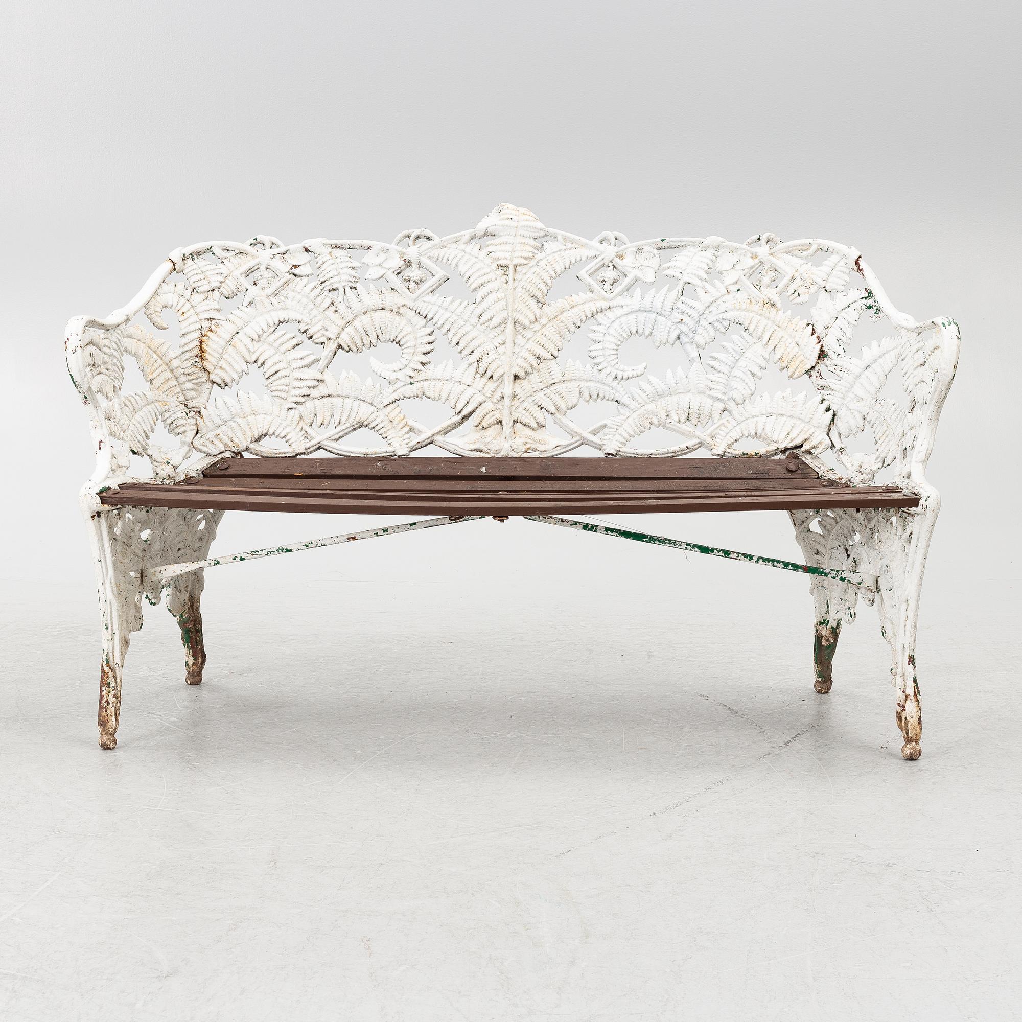 Trädgårdssoffa, "Ormbunke", 1900-talets första hälft.