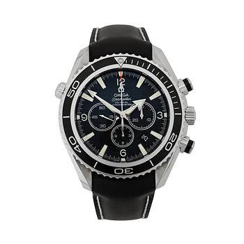 130. Omega - Seamaster Planet Ocean. Chronograph Steel / rubber band. 45.5mm. 2011.