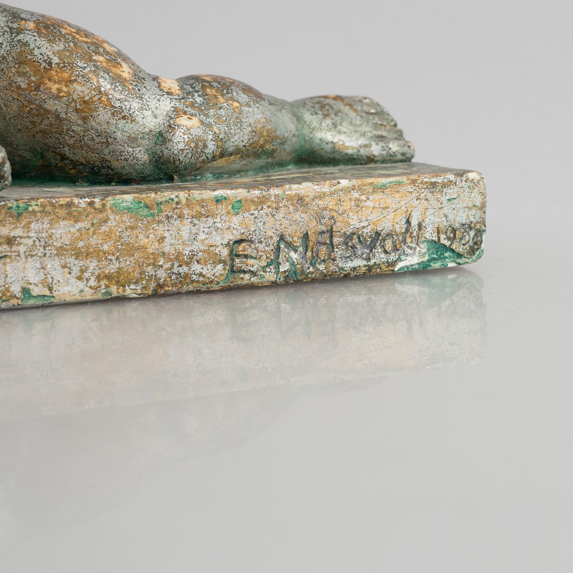 Emil Näsvall, skulpturer, 3 st.