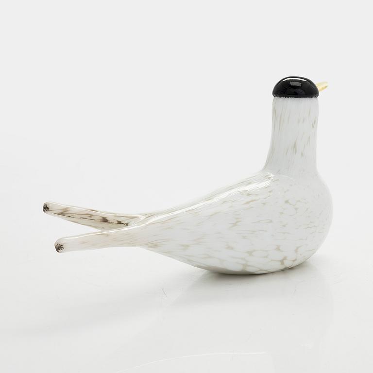 Oiva Toikka, årsfågel "Arctic tern", signerad O. Toikka Nuutajärvi 2000.