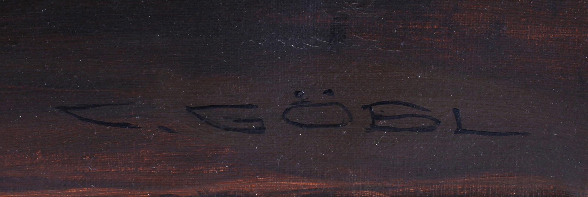 CAMILLA GÖBL-WAHL, olja på duk. Sign.