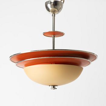 Erik Tidstrand, a ceiling lamp model "28805", Nordiska Kompaniet, 1930s.