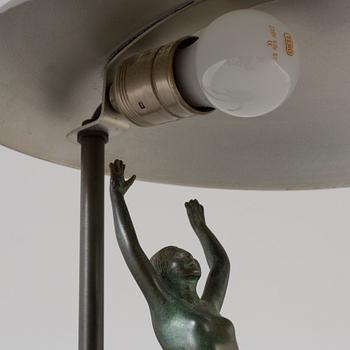 BORDSLAMPA, 1900-talets första hälft.