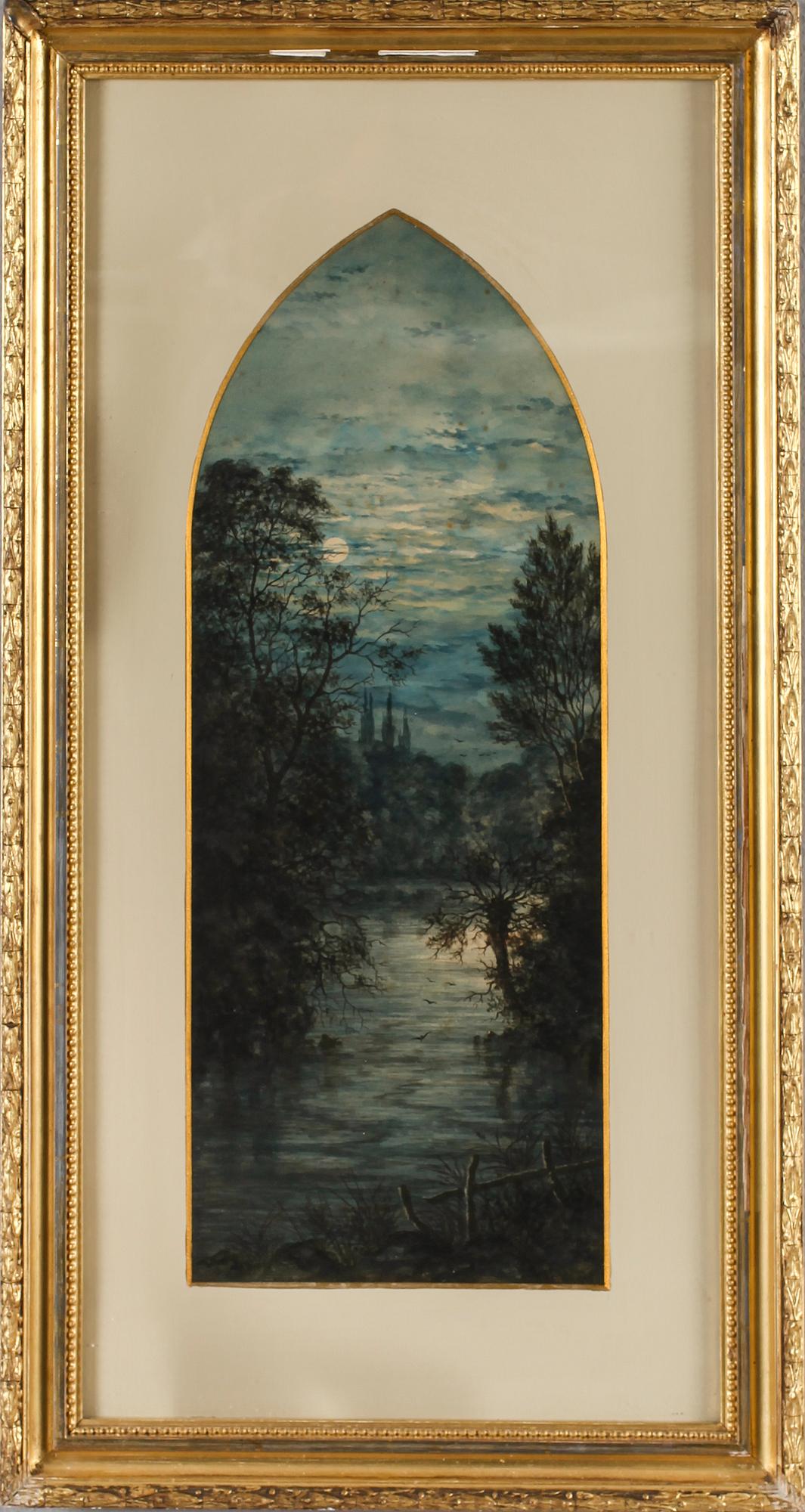 OKÄND KONSTNÄR, akvarell, signerad Jackson, England, 1800-tal.