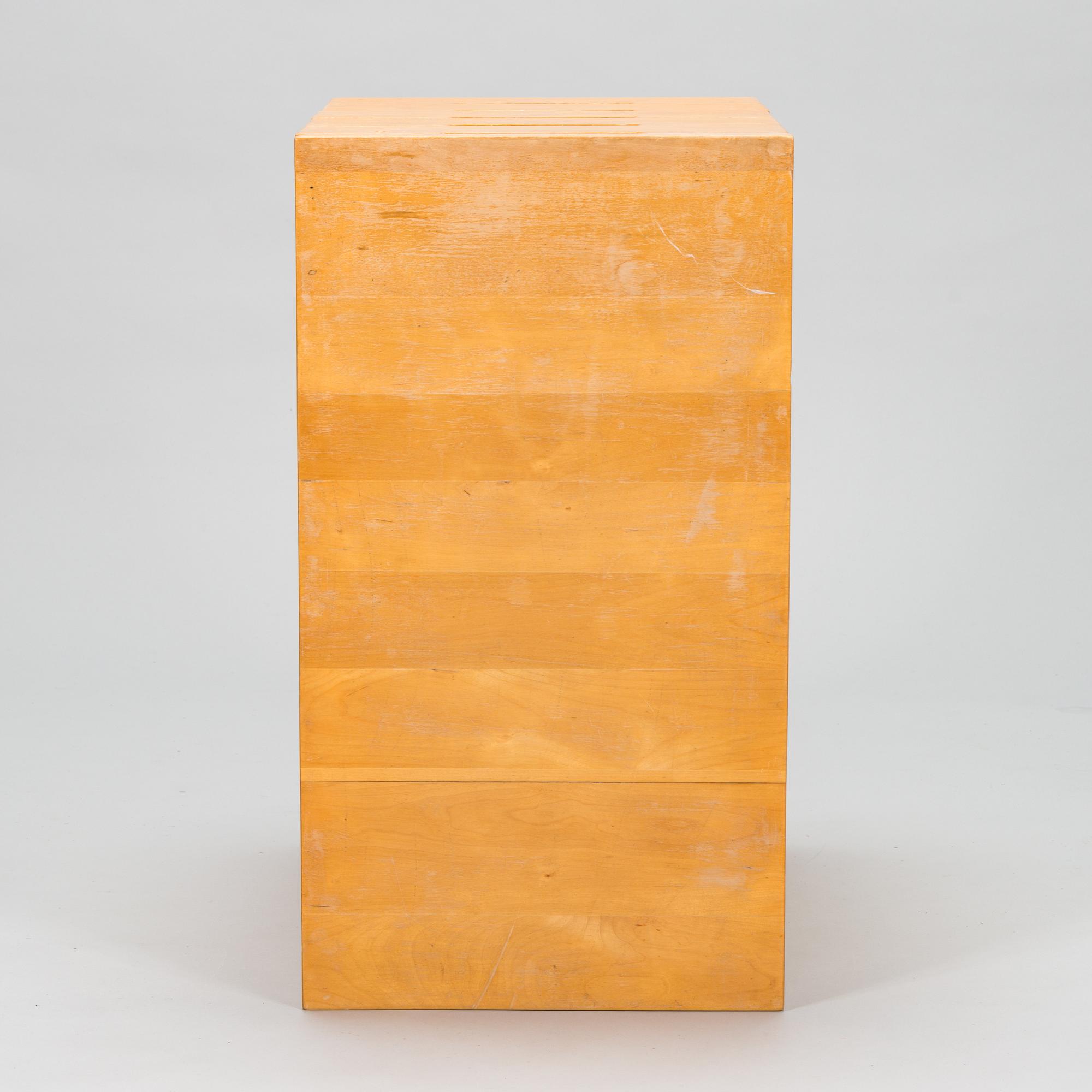 Alvar Aalto, laatikosto, malli B96, O.Y. Huonekalu-ja Rakennustyötehdas A.B.