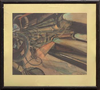 Gunnar Jonn, a signed and dated water color.