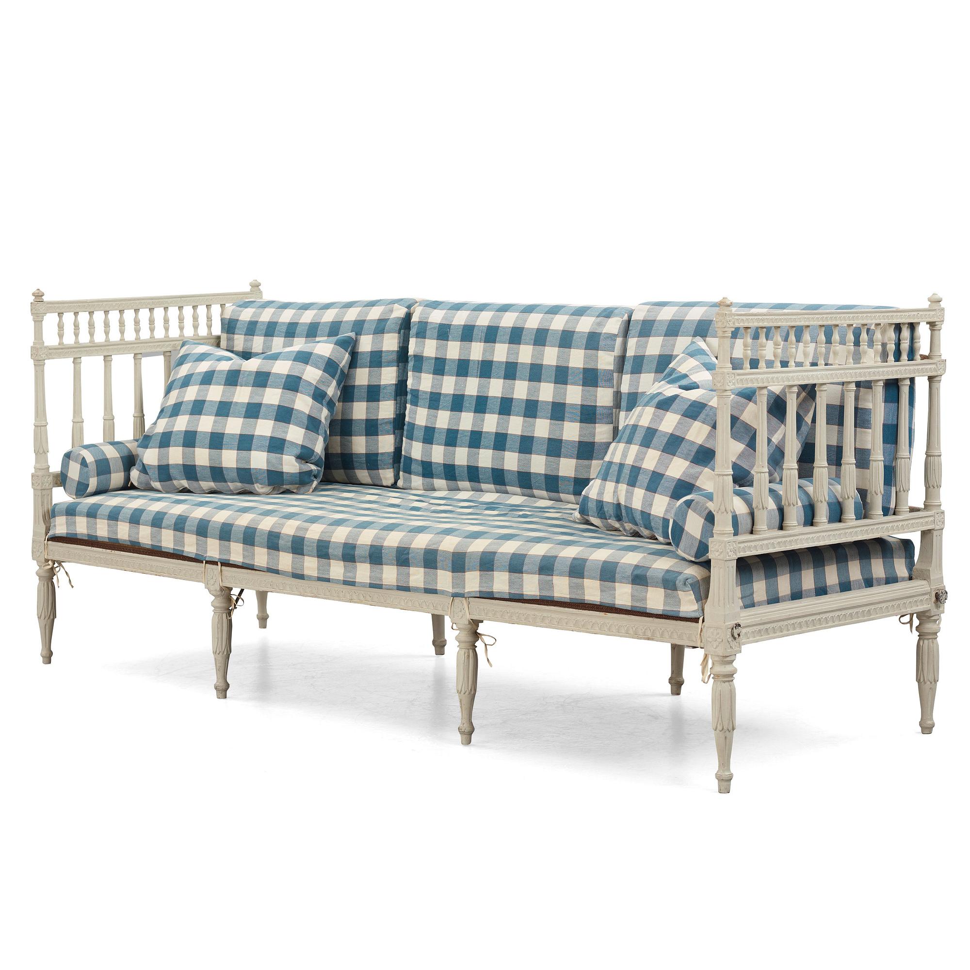 A late Gustavian sofa by Johan Erik Höglander (master 1777-1813), late 18th century.