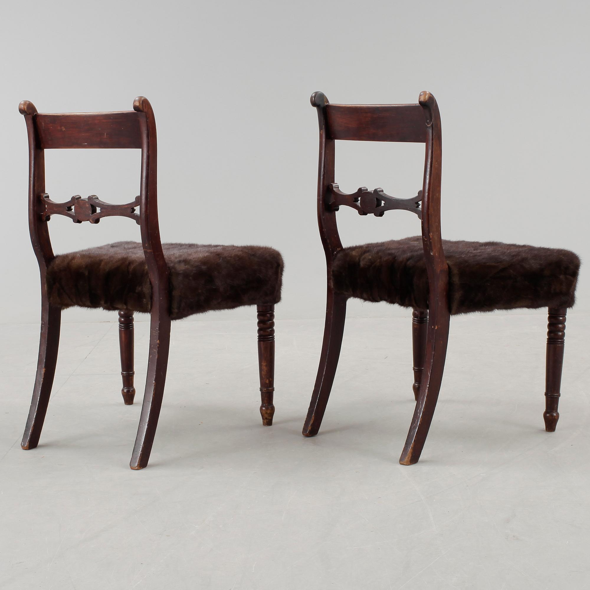 STOLAR, ett par, England, 1800-tal.