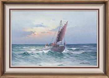 JOHAN OSSIAN-ANDERSSON, olja på duk, signerad.