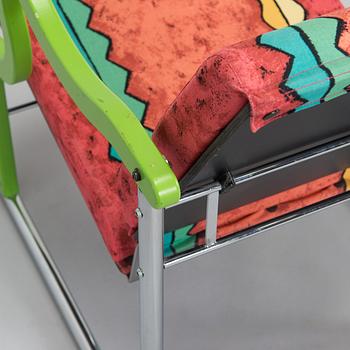 Yrjö Kukkapuro, A 1980s  'Experiment' open armchair for Avarte, Finland.