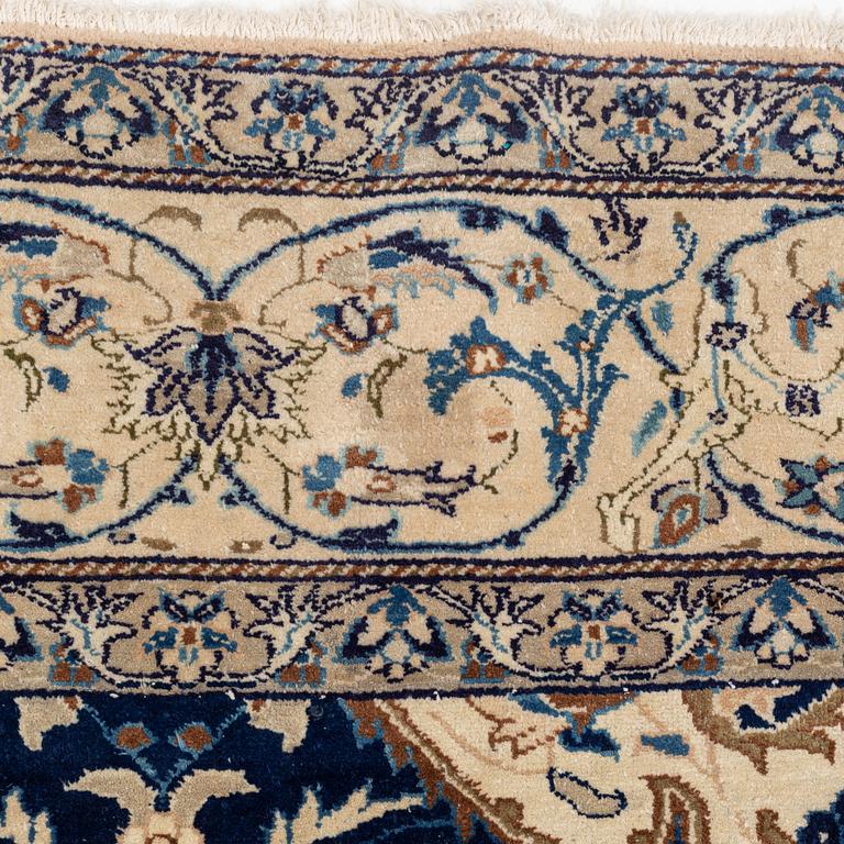 A carpet, possibly Yasd, c. 459 x 309 cm.