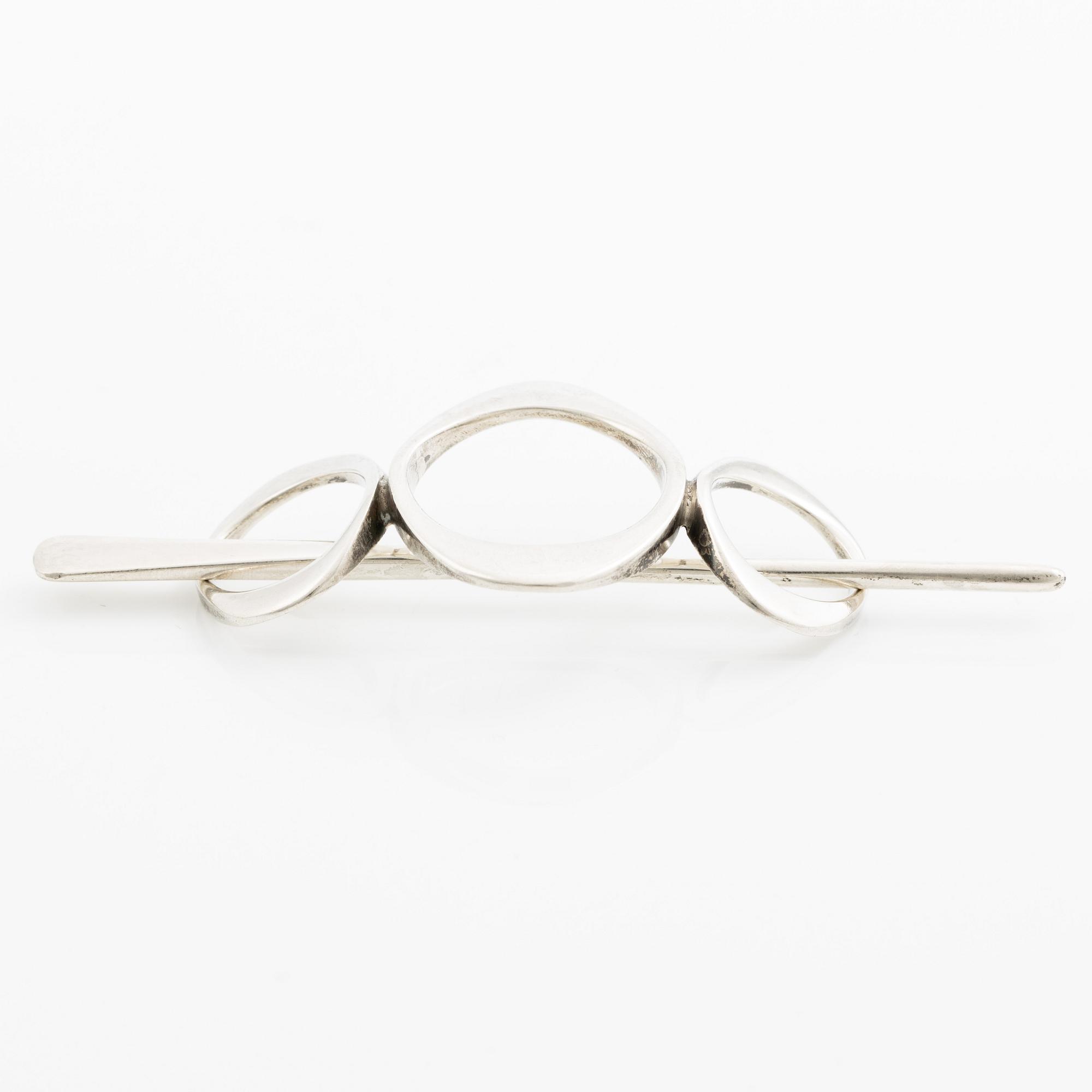 Sven-Erik Högberg, a hairpin, sterling silver, Gothenburg 1977.