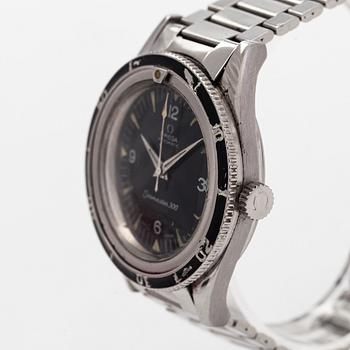 Omega, Seamaster 300, rannekello, 39 mm, teräs, automaattinen, noin 1958.