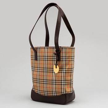 BURBERRY, väska, "Plaid Canvas Tote Bag".