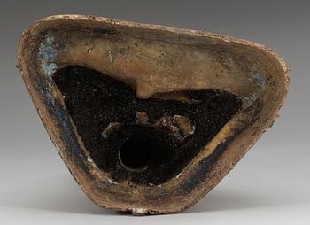 A Burmese gilt bronze figure of Buddha, Mandalay, 19th Century.